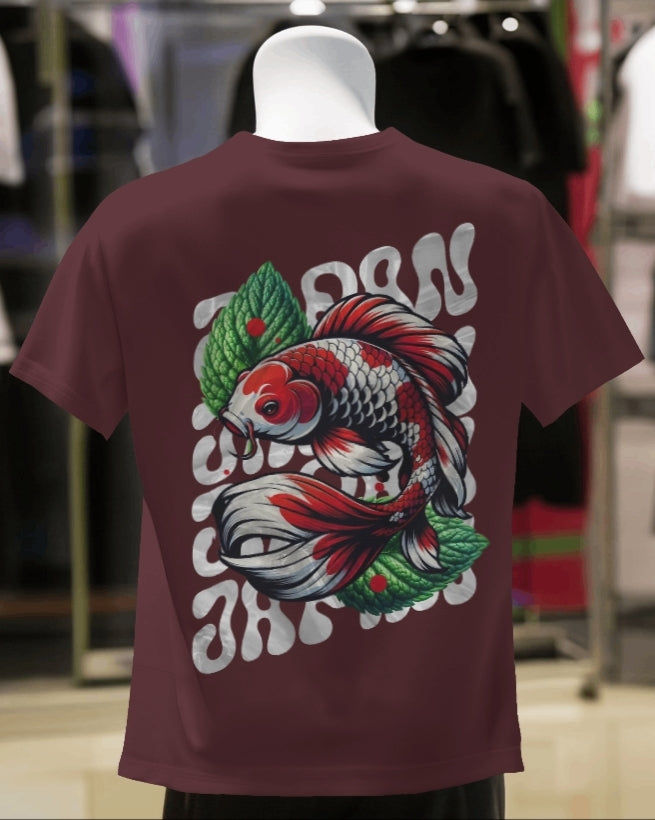 Luvoux: Oversized T-Shirt for unisex & 100% cotton– Japanese Tattoo Art Inspired