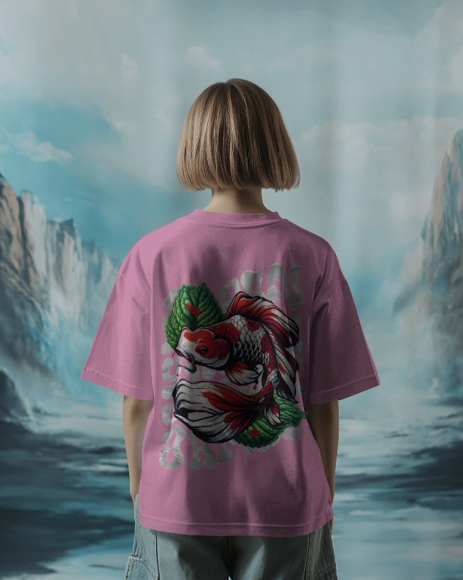 Luvoux: Oversized T-Shirt for unisex & 100% cotton– Japanese Tattoo Art Inspired