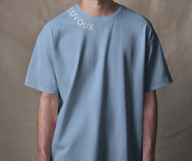 Luvoux: Overthinking Solves Nothing – Motivational Quote Oversized T-Shirt for unisex & 100% cotton