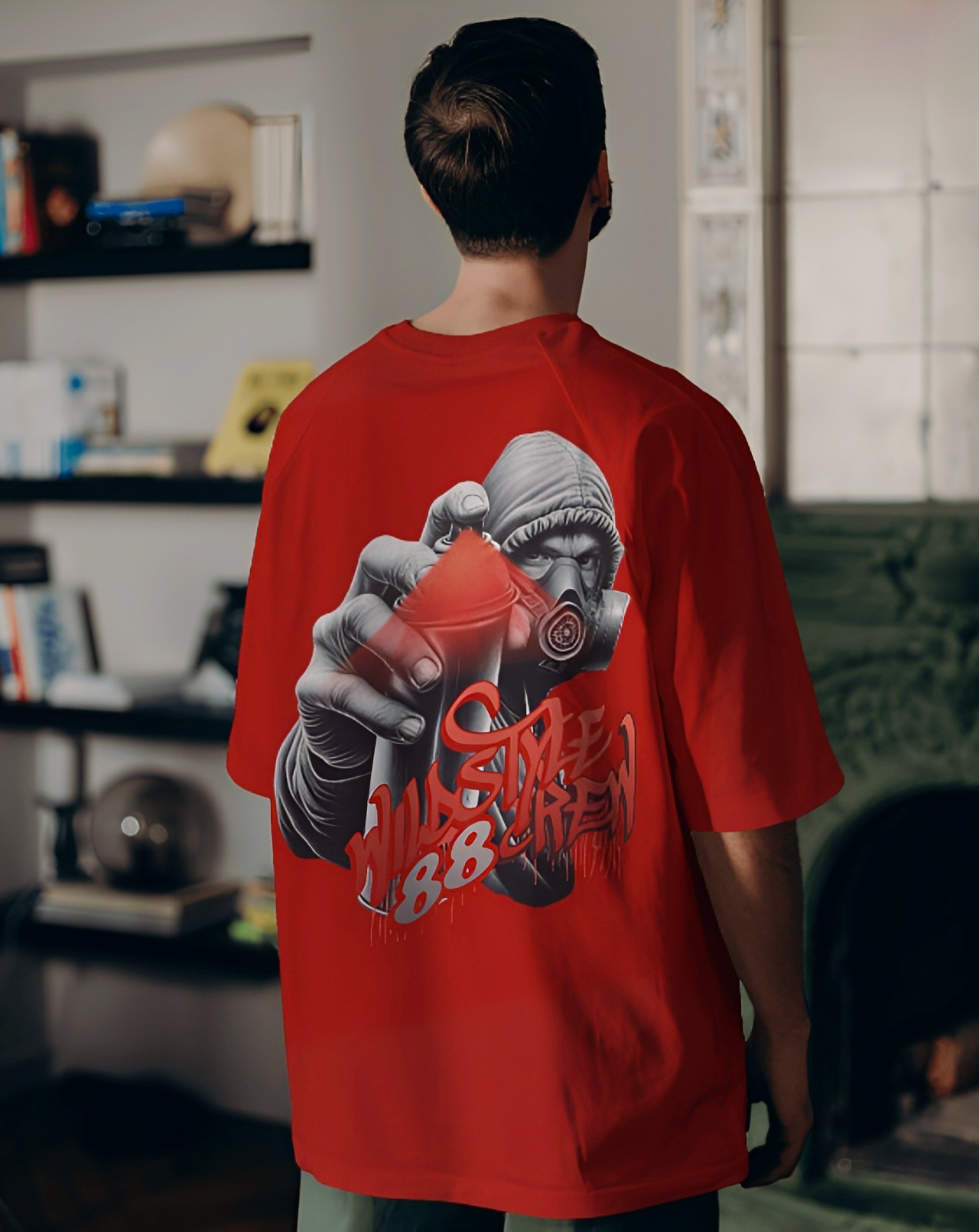 WILSSTYLE 88CREW – Oversized 100% Cotton UNISEX T-Shirt | LUVOUX PREMIUM DROP