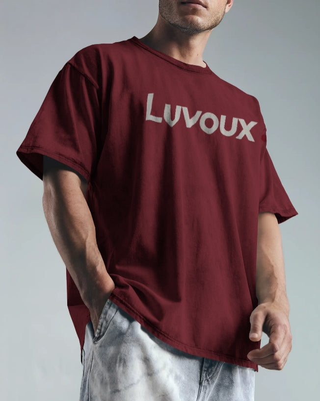 Luvoux: Gladiator Warrior Graphic Oversize T-Shirt For Unisex & 100% cotton