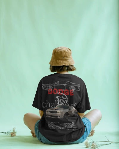 Dodge Challenger Graphic Oversized T-Shirt – Unisex Streetwear
100% cotton