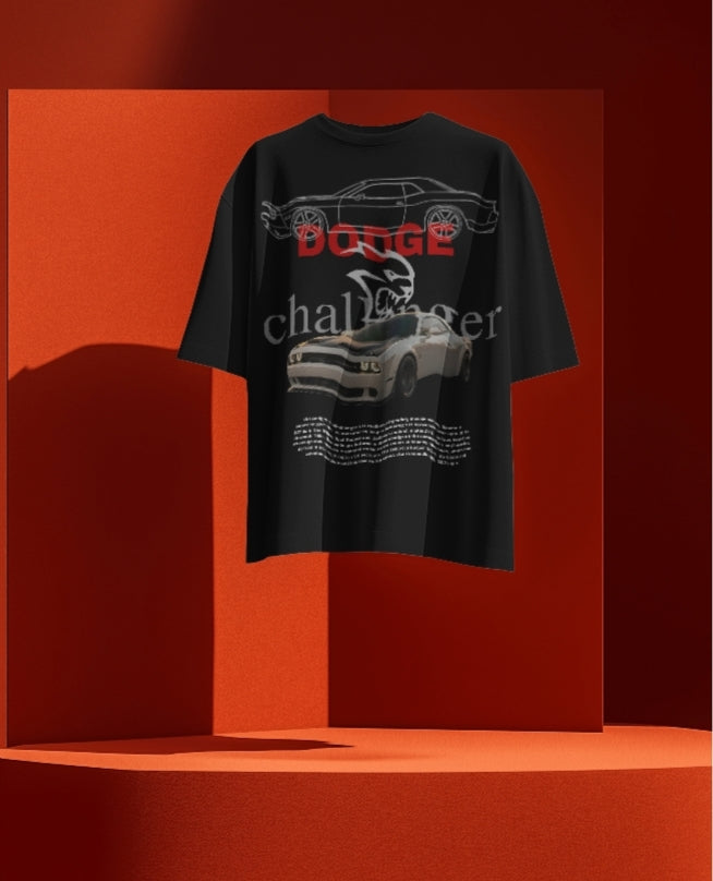 Dodge Challenger Graphic Oversized T-Shirt – Unisex Streetwear
100% cotton