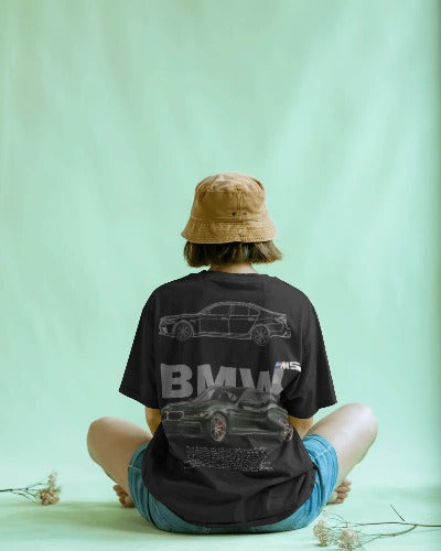 BMW M5 Graphic Oversized T-Shirt – Unisex Car Culture Streetwear & 100% cotton