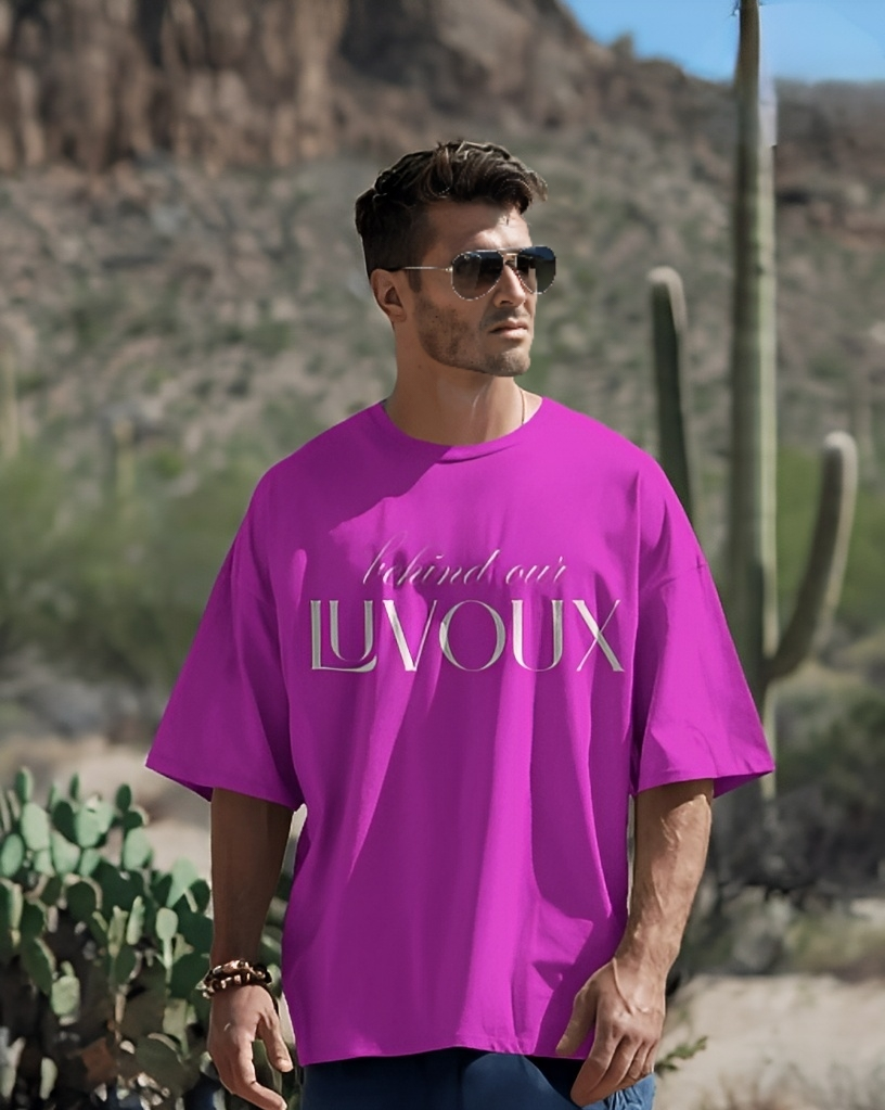 WILSSTYLE 88CREW – Oversized 100% Cotton UNISEX T-Shirt | LUVOUX PREMIUM DROP