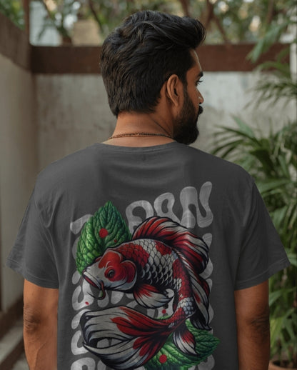 Luvoux: Oversized T-Shirt for unisex & 100% cotton– Japanese Tattoo Art Inspired