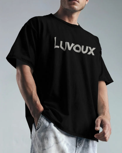 Luvoux: Thorns "Fierce Shadows" Graphic Skull oversized T-Shirt for unisex & 100& cotton