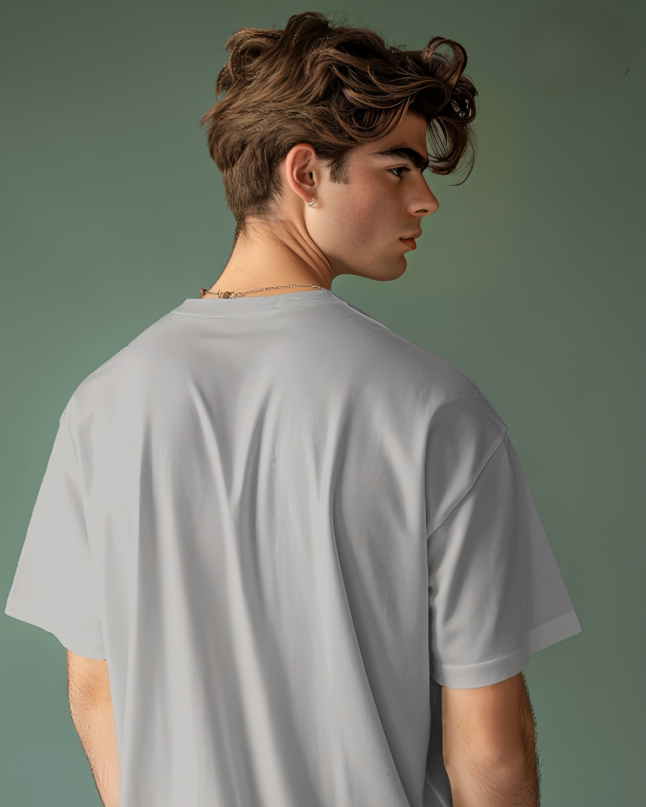VIRTUAL WORLD – Oversized DOWNSOLDER UNISEX -Shirt | LUVOUX PREMIUM COLLECTION NAME  LUVOUX LUXURY