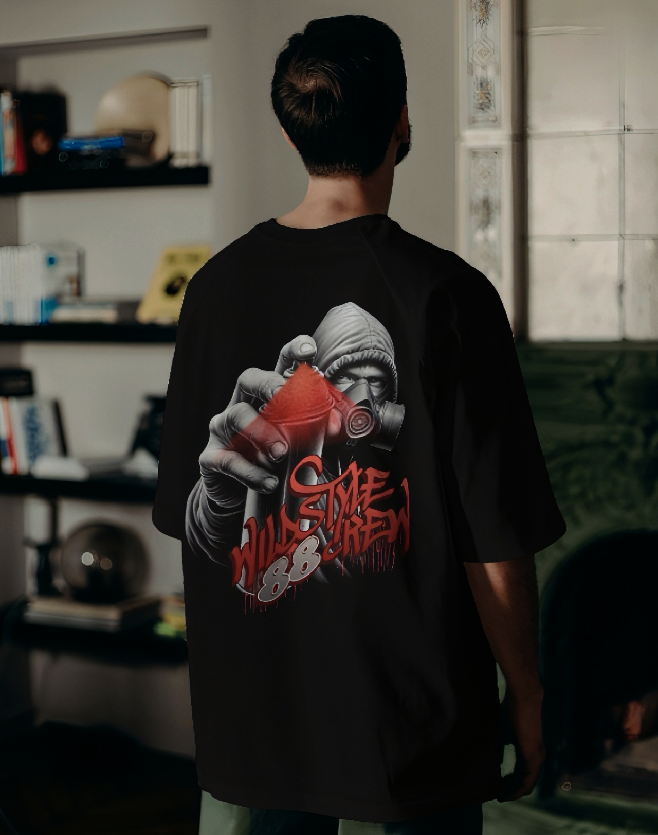 WILSSTYLE 88CREW – Oversized 100% Cotton UNISEX T-Shirt | LUVOUX PREMIUM DROP