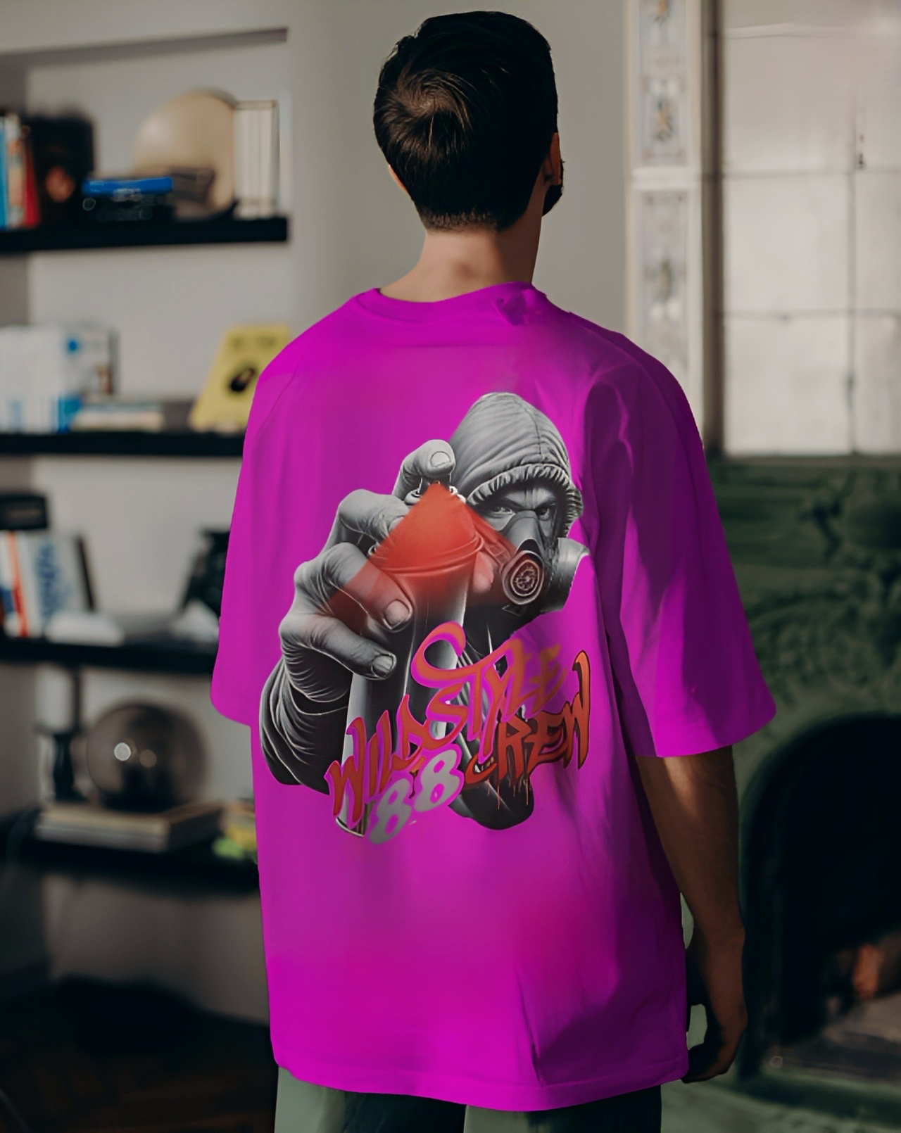 WILSSTYLE 88CREW – Oversized 100% Cotton UNISEX T-Shirt | LUVOUX PREMIUM DROP