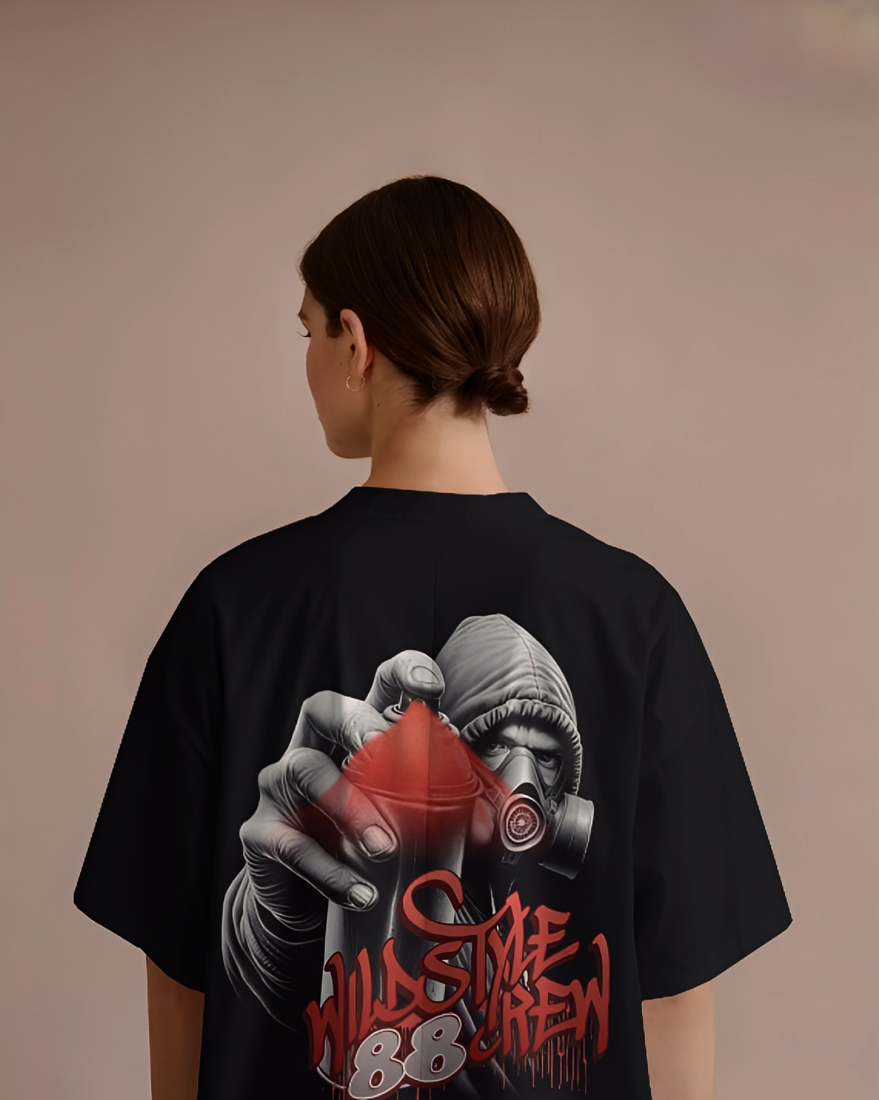 WILSSTYLE 88CREW – Oversized 100% Cotton UNISEX T-Shirt | LUVOUX PREMIUM DROP