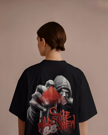 WILSSTYLE 88CREW – Oversized 100% Cotton UNISEX T-Shirt | LUVOUX PREMIUM DROP