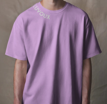 Luvoux: Overthinking Solves Nothing – Motivational Quote Oversized T-Shirt for unisex & 100% cotton