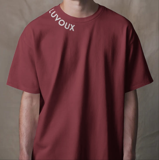 Luvoux: Overthinking Solves Nothing – Motivational Quote Oversized T-Shirt for unisex & 100% cotton