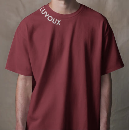 Luvoux: Overthinking Solves Nothing – Motivational Quote Oversized T-Shirt for unisex & 100% cotton