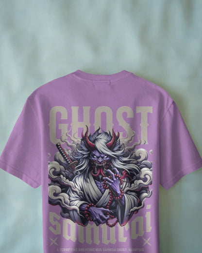 Ghost Samurai Oni Warrior  Graphic  oversize T-SHIRT for unisex & 100% cotton