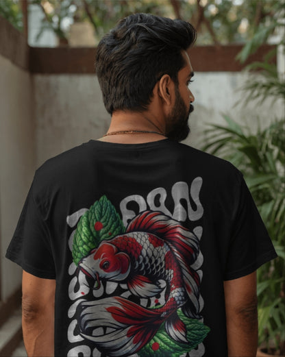 Luvoux: Oversized T-Shirt for unisex & 100% cotton– Japanese Tattoo Art Inspired