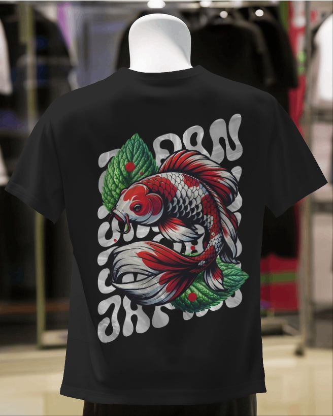 Luvoux: Oversized T-Shirt for unisex & 100% cotton– Japanese Tattoo Art Inspired