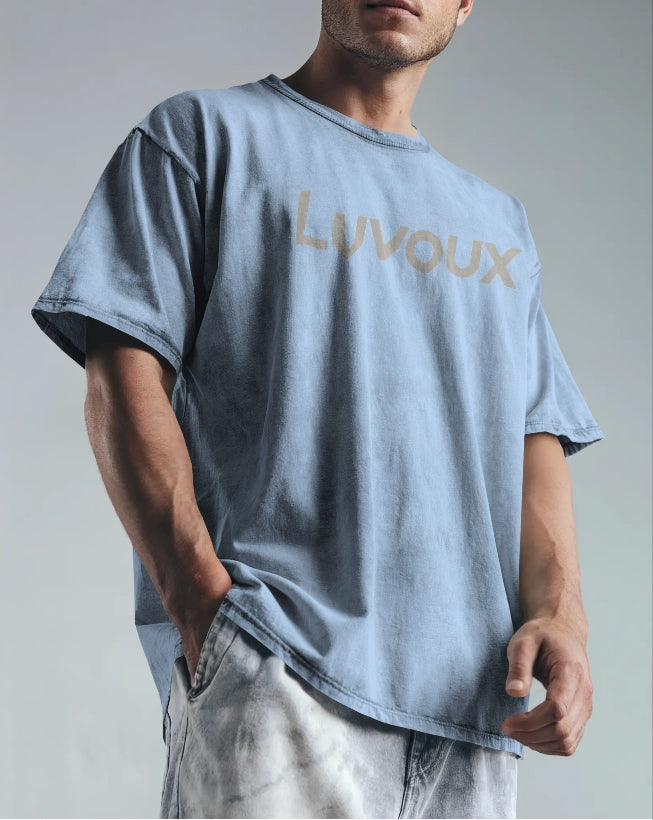 Luvoux: Gladiator Warrior Graphic Oversize T-Shirt For Unisex & 100% cotton
