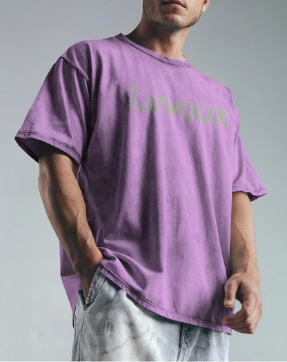 Luvoux: Gladiator Warrior Graphic Oversize T-Shirt For Unisex & 100% cotton