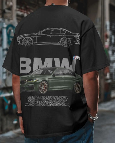BMW M5 Graphic Oversized T-Shirt – Unisex Car Culture Streetwear & 100% cotton