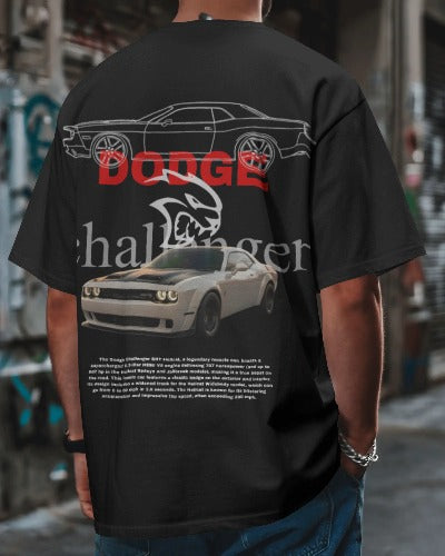 Dodge Challenger Graphic Oversized T-Shirt – Unisex Streetwear
100% cotton